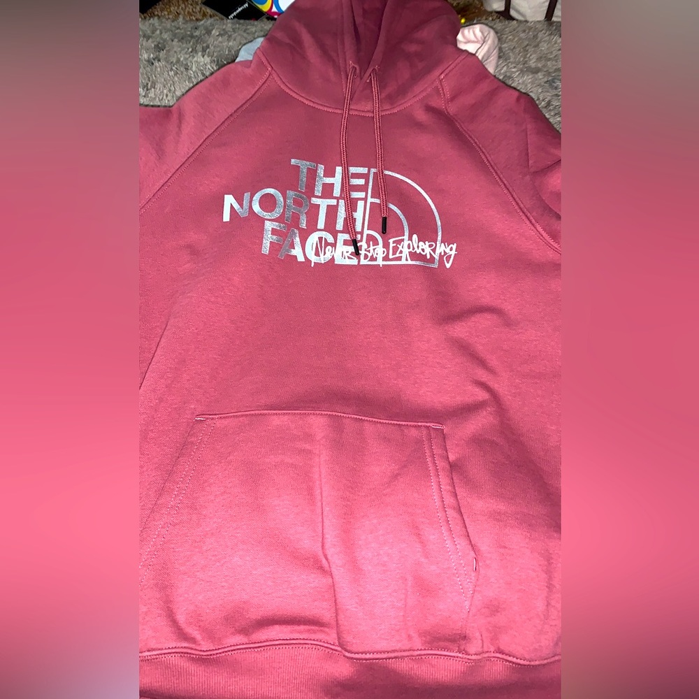 The North Face Pink Hoodie Size medium